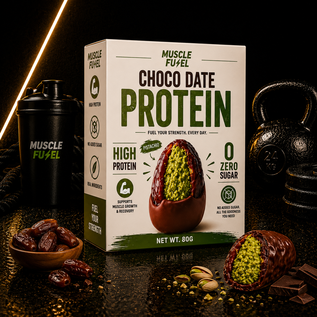 Choco Date Protein Pistachio